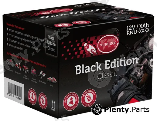 rutecGmbH RNU-12N24-4 — Starter Battery BLACK