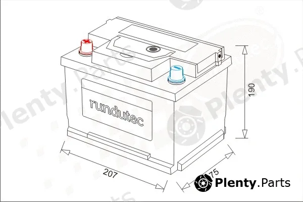 rutecGmbH RNU045LHN — Starter Battery