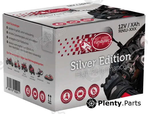 rutecGmbH RNU-S-YB3L-BS — Starter Battery SILVER