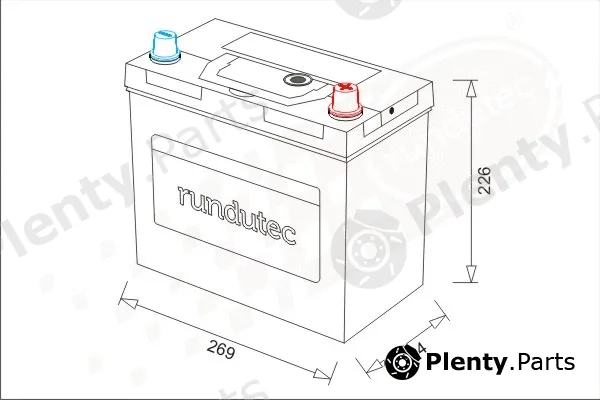 rutecGmbH RNU070RDN — Starter Battery