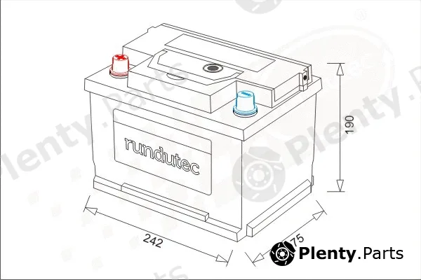 rutecGmbH RNU055LHN — Starter Battery