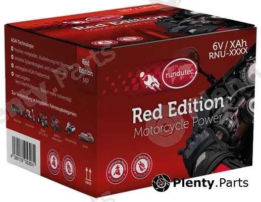 rutecGmbH RNU-6N11A-3A — Starter Battery BLACK