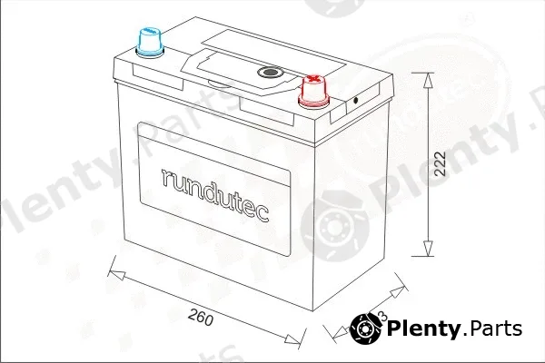 rutecGmbH RNU070RANBL — Starter Battery