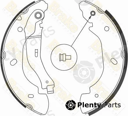 Brake ENGINEERING SH2583 — Brake Shoe Set