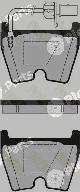 Brake ENGINEERING PA1626 — Brake Pad Set, disc brake