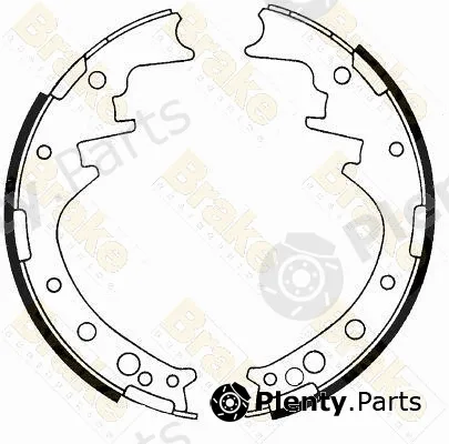 Brake ENGINEERING SH1171 — Brake Shoe Set