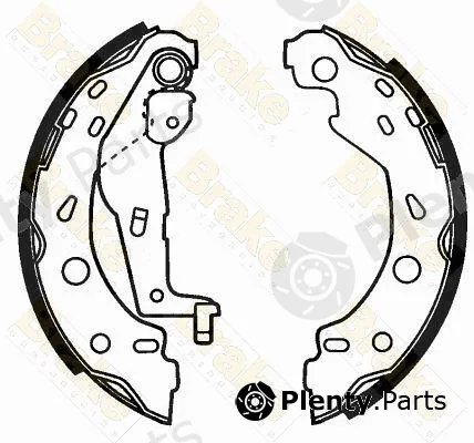 Brake ENGINEERING SH2564 — Brake Shoe Set