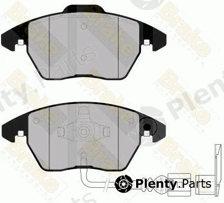 Brake ENGINEERING PA1558 — Brake Pad Set, disc brake