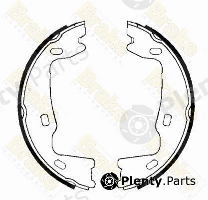 Brake ENGINEERING SH1223 — Brake Shoe Set, parking brake