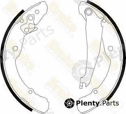 Brake ENGINEERING SH2501 — Brake Shoe Set