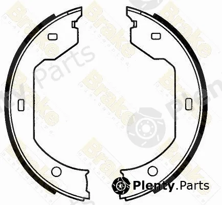Brake ENGINEERING SH2593 — Brake Shoe Set, parking brake