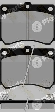 Brake ENGINEERING PA765 — Brake Pad Set, disc brake