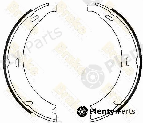Brake ENGINEERING SH1208 — Brake Shoe Set, parking brake