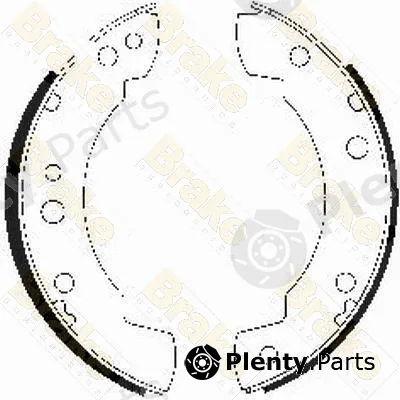Brake ENGINEERING SH2140 — Brake Shoe Set