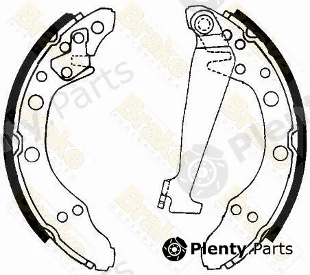 Brake ENGINEERING SH1092 — Brake Shoe Set