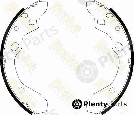 Brake ENGINEERING SH2492 — Brake Shoe Set