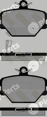 Brake ENGINEERING PA1162 — Brake Pad Set, disc brake