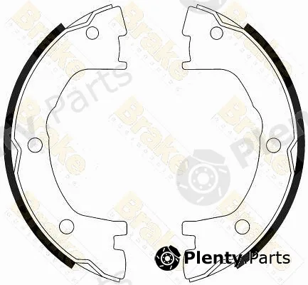 Brake ENGINEERING SH2556 — Brake Shoe Set, parking brake