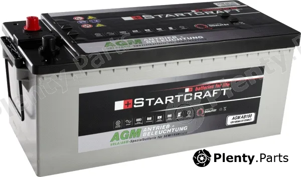 Startcraft AGMAB180 — Starter Battery Antrieb+Beleuchtung