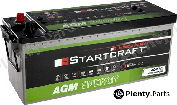 Startcraft AGM140 — Starter Battery AGM ENERGY