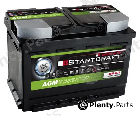 Startcraft AGMST70 — Starter Battery AGM START STOP