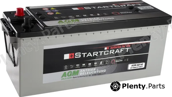 Startcraft AGMAB140 — Starter Battery Antrieb+Beleuchtung