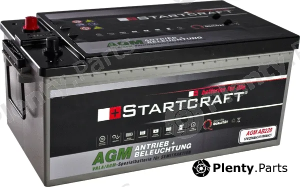 Startcraft AGMAB220 — Starter Battery Antrieb+Beleuchtung