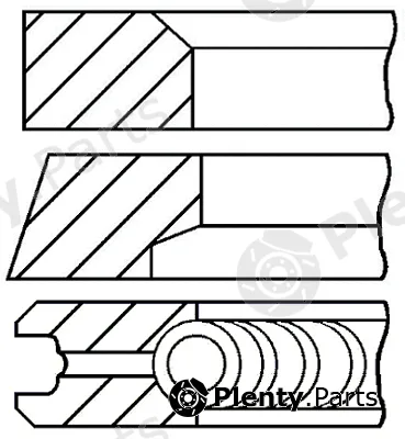Goetze Engine 08-445100-00 — Piston Ring Kit