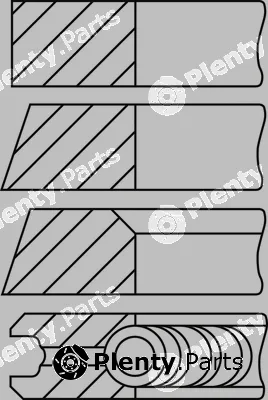 Goetze Engine 08-407000-10 — Piston Ring Kit