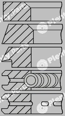 Goetze Engine 08-164500-10 — Piston Ring Kit