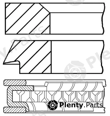 Goetze Engine 08-144700-00 — Piston Ring Kit