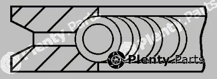 Goetze Engine 4.747mm236PGOE13 — Piston Ring