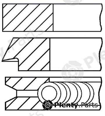 Goetze Engine 08-962800-00 — Piston Ring Kit