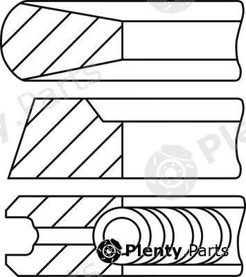 Goetze Engine 08-447600-00 — Piston Ring Kit