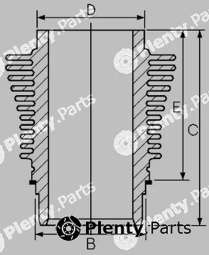 Goetze Engine 21202102DLSTD — Cylinder Sleeve
