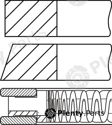 Goetze Engine 08-449400-00 — Piston Ring Kit