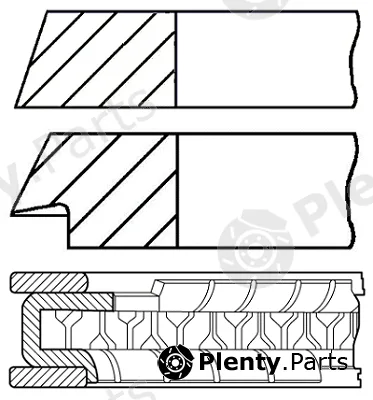 Goetze Engine 08-101200-00 — Piston Ring Kit