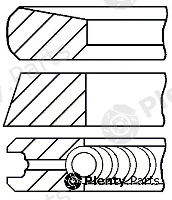 Goetze Engine 08-374300-00 — Piston Ring Kit