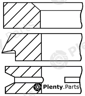Goetze Engine 08-333300-00 — Piston Ring Kit