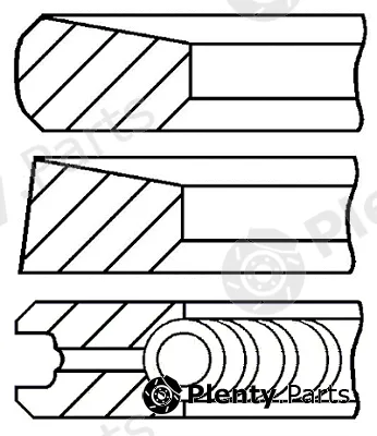 Goetze Engine 08-287100-00 — Piston Ring Kit