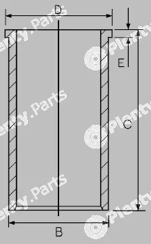 Goetze Engine 14-020600-00 — Cylinder Sleeve