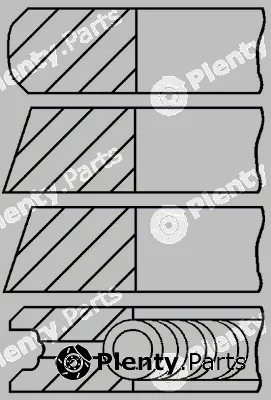 Goetze Engine R21976DR — Piston Ring Kit
