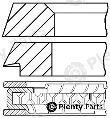 Goetze Engine 08-390200-00 — Piston Ring Kit