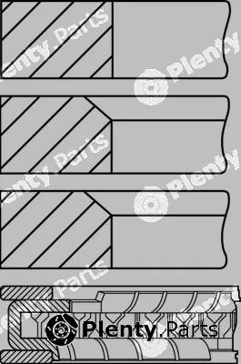 Goetze Engine 08-106700-10 — Piston Ring Kit