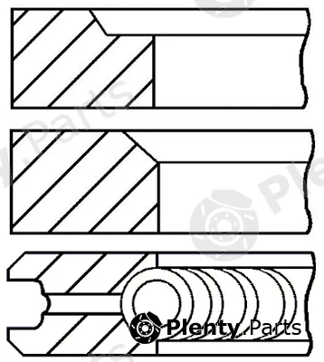 Goetze Engine 08-170600-10 — Piston Ring Kit