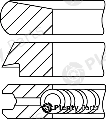 Goetze Engine 08-452400-00 — Piston Ring Kit
