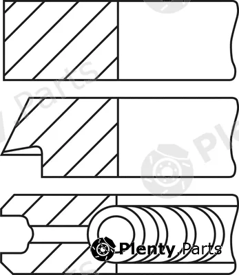 Goetze Engine 08-438200-00 — Piston Ring Kit