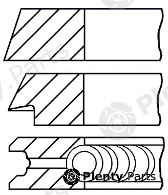 Goetze Engine 08-701000-00 — Piston Ring Kit