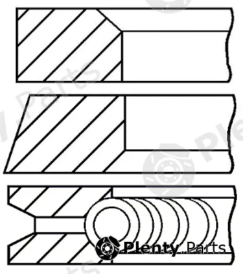 Goetze Engine 08-336600-00 — Piston Ring Kit