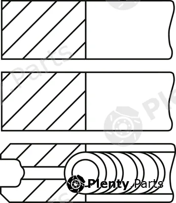 Goetze Engine 08-134000-00 — Piston Ring Kit